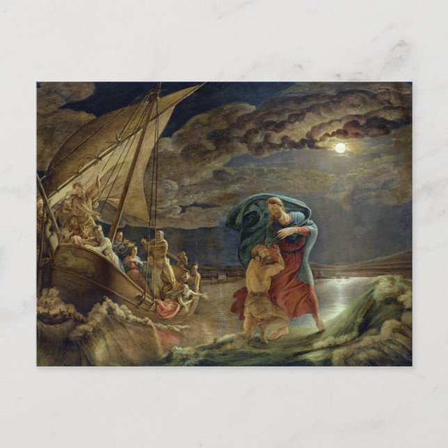 Postal Peter Walks on Water, 1806 (Anverso)