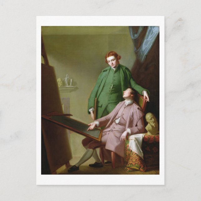 Postal Peter y James Romney, 1766 (aceite sobre lienzo) (Anverso)
