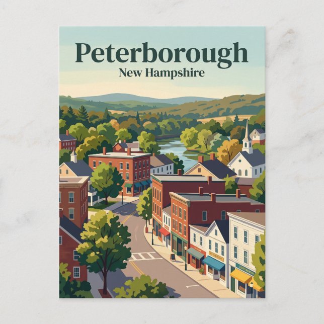 Postal Peterborough, New Hampshire (Anverso)