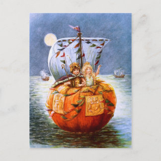 Postal Peterkin Pumperkin y la princesa