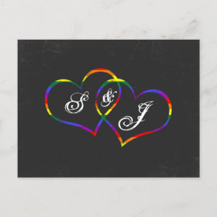 Postal Petición de canción del Orgullo Gay Arcoiris Love