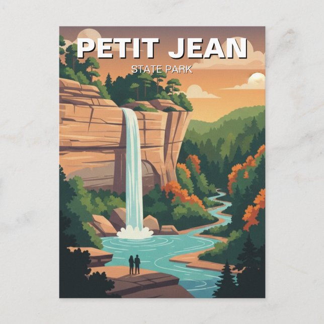Postal Petit Jean State Park Arkansas Travel (Anverso)