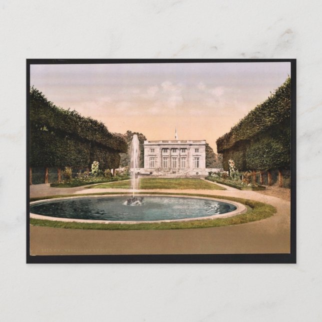 Postal Petit Trianon, Versailles, fotógrafo clásico de Fr (Anverso)