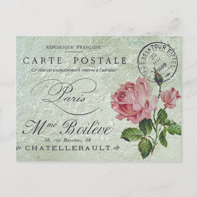 Postal Petite Rosa Confection (Anverso)