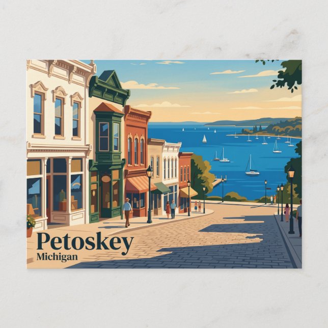 Postal Petoskey EE. UU. (Anverso)