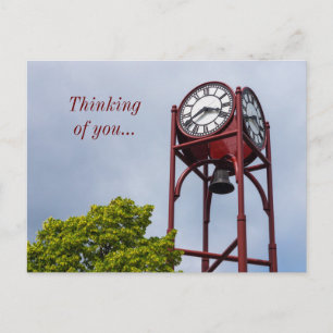 Postal Petosky Tower Clock Pensando En Tu Postcard