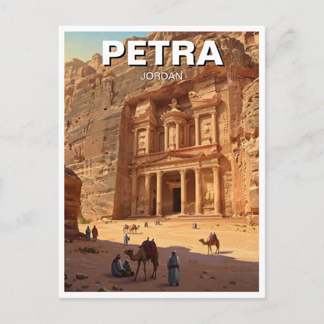 Postal Petra Jordan Travel (Anverso)