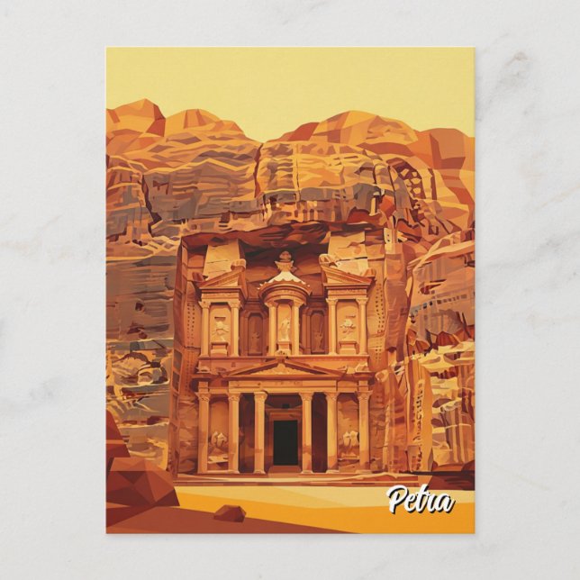 Postal Petra Jordan Travel (Anverso)