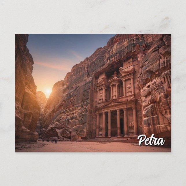 Postal Petra Jordan Travel (Anverso)