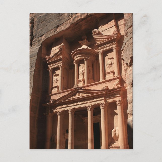 Postal petra treasury khazneh (Anverso)