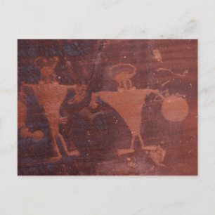 Postal Petroglifo en Moab, Utah