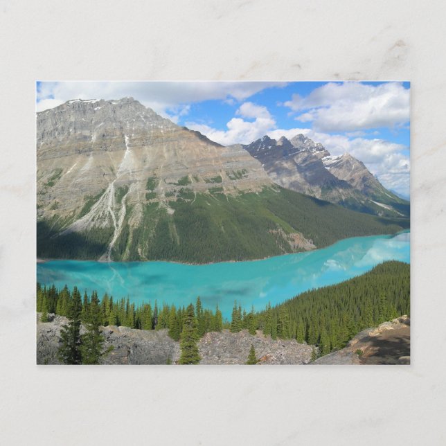 Postal Peyto Glacial Lake Banff Park Alberta Canada (Anverso)