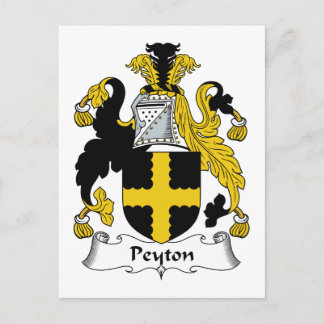 Postal Peyton Family Crest