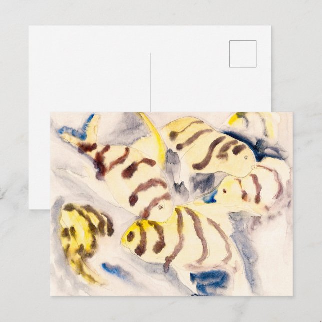 Postal Pez 3 | Charles Demuth | (Anverso / Reverso)