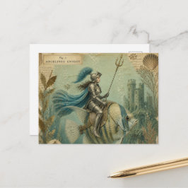 Postal Pez ángel Caballero