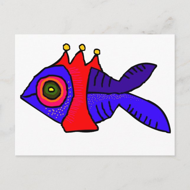Postal pez gordo (Anverso)
