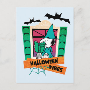 Postal Pez Snoopy Pociones Mágicas Halloween