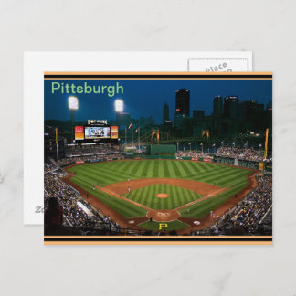 Postal Pgh Post Card PNC Park de noche