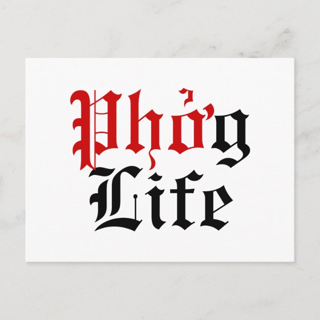 Postal Phở g Life (Anverso)