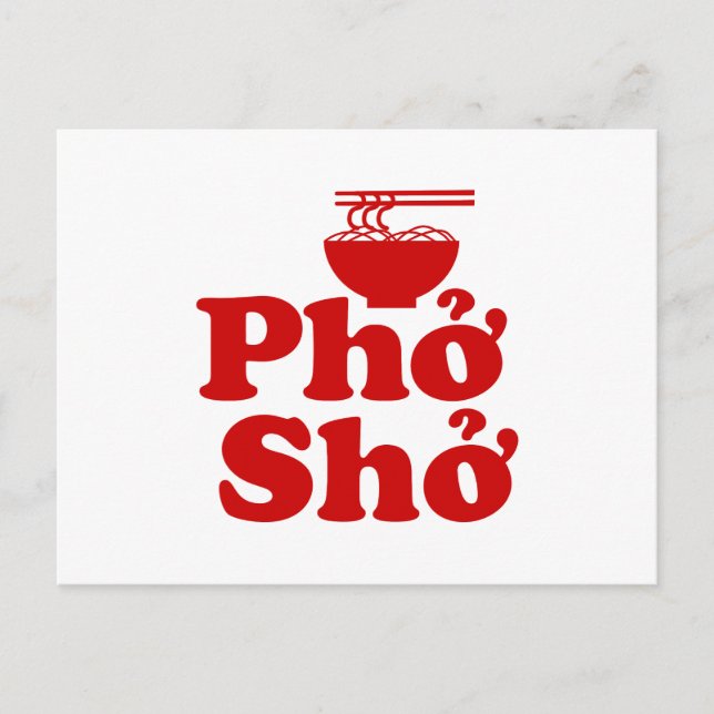 Postal Phở Shở (Anverso)