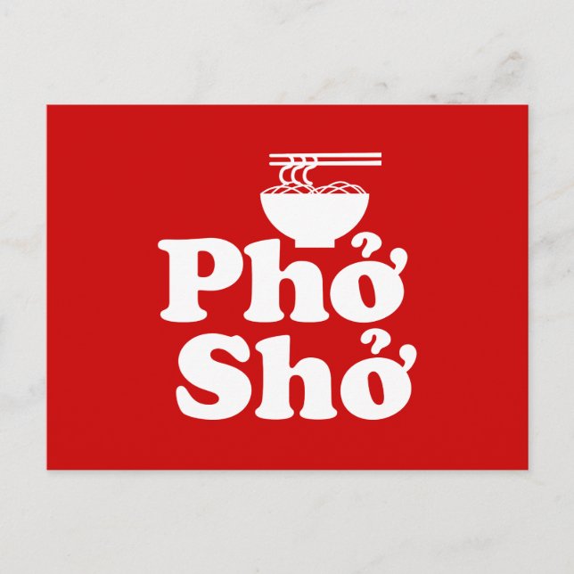 Postal Phở Shở (Anverso)