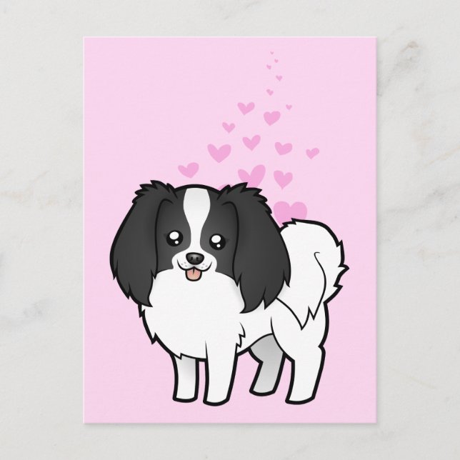 Postal Phalene / Japanese Chin Love (Anverso)