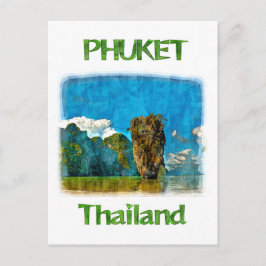Postal Phang Nga Bay, Phuket, Tailandia,