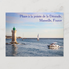 Postal Phare à la pointe de la Désirade Postcard