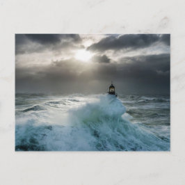 Postal Phare d'Ar-Men Finistère Francia