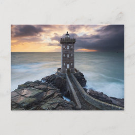 Postal Phare de Kermorvan Finistère Francia