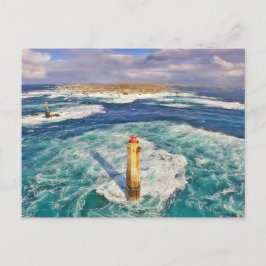 Postal Phare de Nividic Finistère Francia
