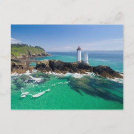 Postal Phare du Petit Minou jour Finistère Francia