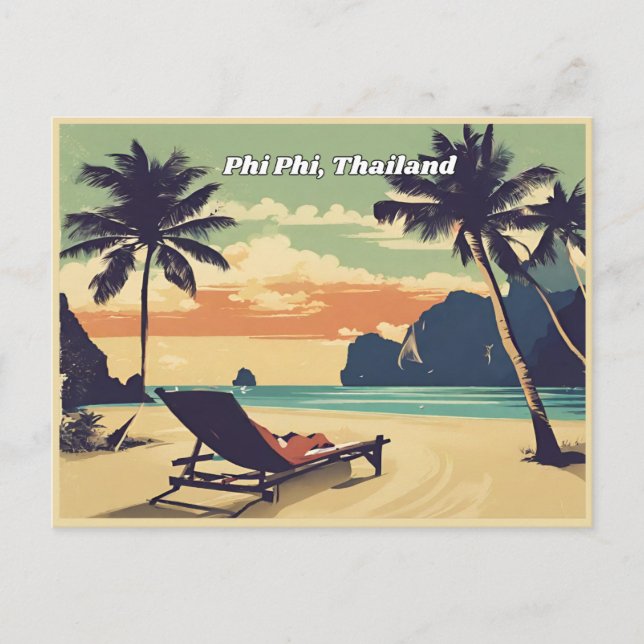 Postal Phi Phi Thailand (Anverso)
