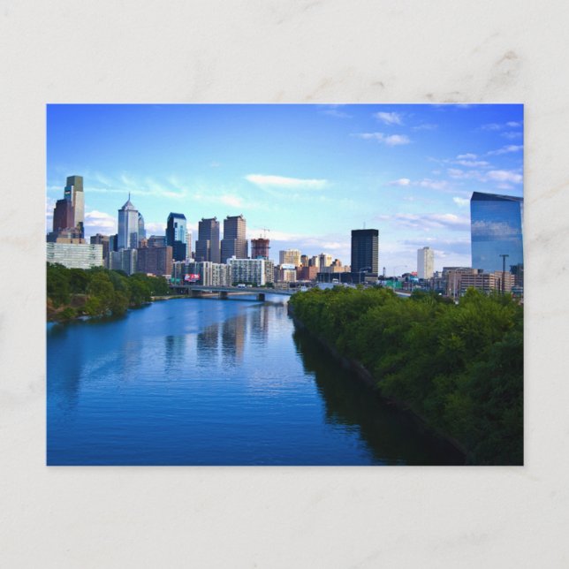 Postal Philadelphia City Skyline Pennsylvania (Anverso)