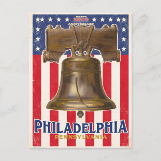 Postal Philadelphia Liberty Bell Vintage