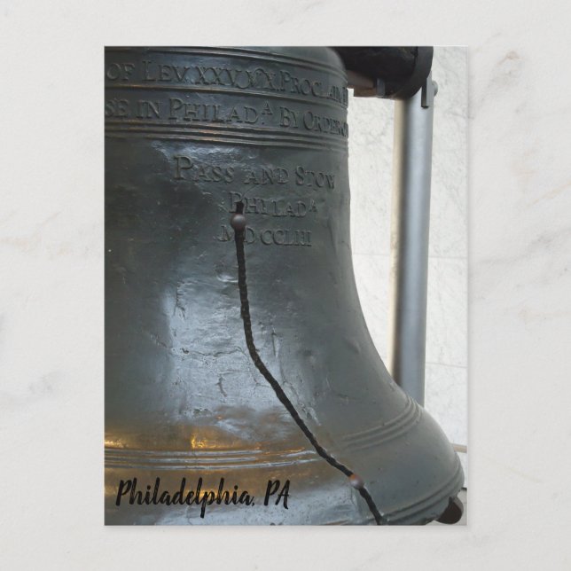 Postal Philadelphia Pennsylvania Liberty Bell Souvenir (Anverso)