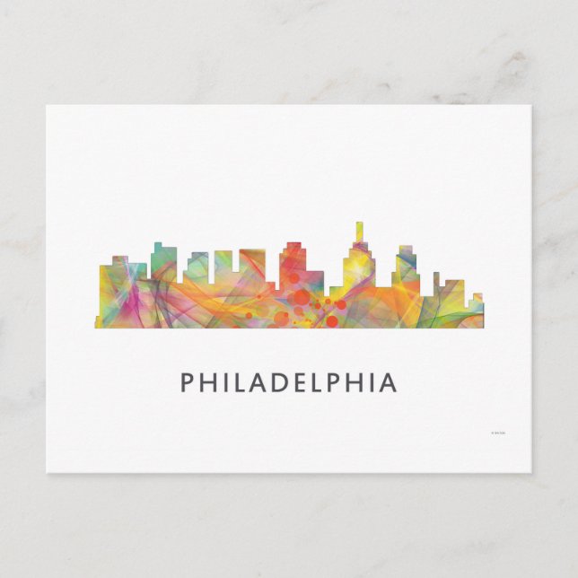 POSTAL PHILADELPHIA PENNSYLVANIA SKYLINE WB1 - (Anverso)