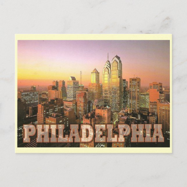 POSTAL PHILADELPHIA SKYLINE (Anverso)