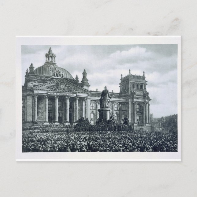 Postal Philipp Scheidemann (1865-1939) da una dirección d (Anverso)