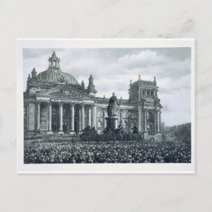 Postal Philipp Scheidemann (1865-1939) da una dirección d