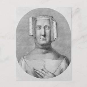 Postal Philippa de Hainault