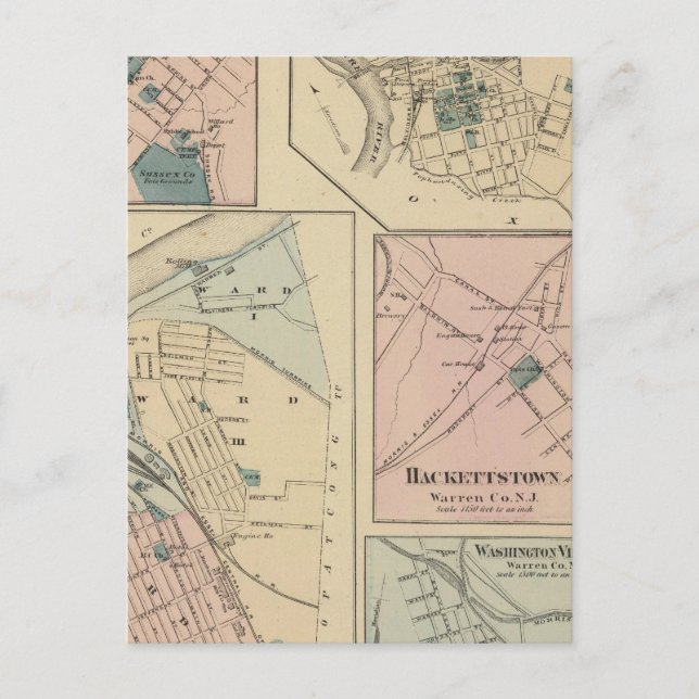 Postal Phillipsburg, NJ (Anverso)