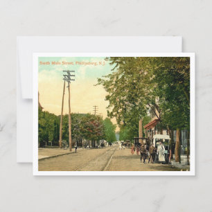 Postal Phillispburg NJ S Main St 1910