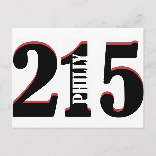 Postal Philly 215 (Anverso)