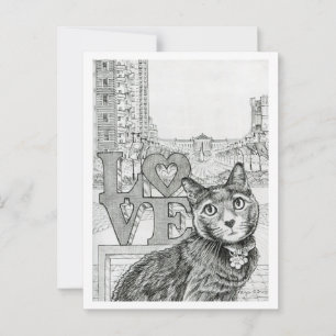 Postal Philly Cat cerca de Ben Franklin Parkway