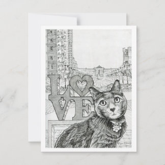 Postal Philly Cat cerca de Ben Franklin Parkway