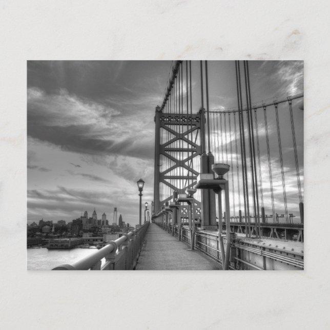 Postal Philly desde el puente (Anverso)