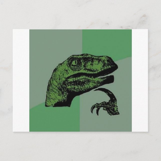 Postal Philosoraptor (Anverso)