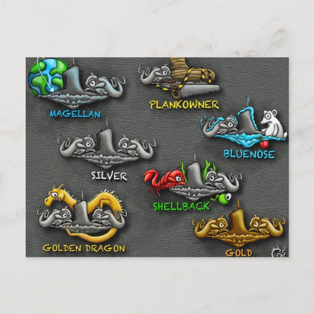 Postal "Phins" (Anverso)