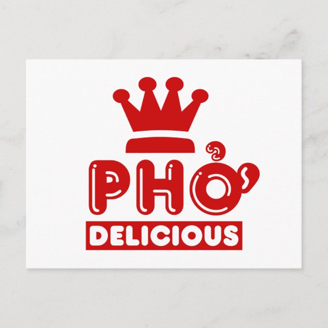 Postal Pho King Delicious (Anverso)